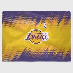 Плед 3D с принтом Los Angeles Lakers в городе Новоалтайск, 100% полиэстер | закругленные углы, все края обработаны. Ткань не мнется и не растягивается | basketball | game | lakers | los angeles | los angeles lakers | nba | sport | баскетбол | игра | лейкерс | лос анджелес | лос анджелес лейкерс | нба | спорт