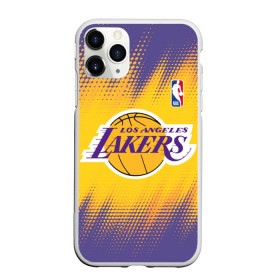 Чехол для iPhone 11 Pro Max матовый с принтом Los Angeles Lakers в городе Новоалтайск, Силикон |  | Тематика изображения на принте: basketball | game | lakers | los angeles | los angeles lakers | nba | sport | баскетбол | игра | лейкерс | лос анджелес | лос анджелес лейкерс | нба | спорт