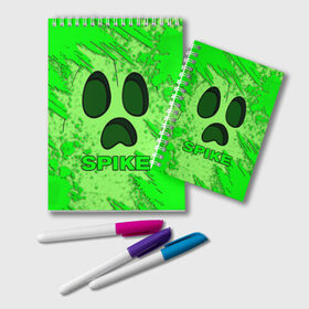 Блокнот с принтом BRAWL STARS SPIKE в городе Новоалтайск, 100% бумага | 48 листов, плотность листов — 60 г/м2, плотность картонной обложки — 250 г/м2. Листы скреплены удобной пружинной спиралью. Цвет линий — светло-серый
 | bibi | brawl | brawl stars | crow | leon | stars | бравл | бравл старс | браво старс | игра | компьютерная | кров | леон | онлайн | старс