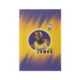 Обложка для паспорта матовая кожа с принтом LeBron James в городе Новоалтайск, натуральная матовая кожа | размер 19,3 х 13,7 см; прозрачные пластиковые крепления | Тематика изображения на принте: basketball | game | james | lakers | lebron | lebron james | los angeles | los angeles lakers | nba | player | sport | баскетбол | баскетболист | джеймс | игра | игрок | леброн | леброн джеймс | лейкерс | лос анджелес | лос анджелес лейке