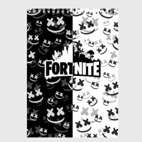 Скетчбук с принтом FORTNITE MARSHMELLO в городе Новоалтайск, 100% бумага
 | 48 листов, плотность листов — 100 г/м2, плотность картонной обложки — 250 г/м2. Листы скреплены сверху удобной пружинной спиралью | dj | fortnite | marshmello | marshmellow | usa | америка | игра | клуб | клубная музыка | мармело | маршмелло | маршмеллоу | музыка | музыкант | фортнайт | фортните