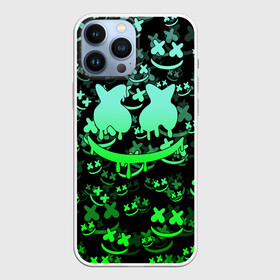 Чехол для iPhone 13 Pro Max с принтом MARSHMELLO в городе Новоалтайск,  |  | Тематика изображения на принте: dj | marshmello | marshmellow | usa | америка | клуб | клубная музыка | мармело | маршмелло | маршмеллоу | музыка | музыкант