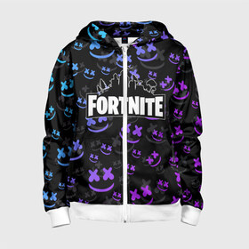 Детская толстовка 3D на молнии с принтом FORTNITE | MARSHMELLO в городе Новоалтайск, 100% полиэстер |  манжеты и пояс оформлены широкой мягкой резинкой, двухслойный капюшон со шнурком для регулировки, спереди карманы и застежка-молния
 | dj | fortnite | marshmello | marshmellow | usa | америка | игра | клуб | клубная музыка | мармело | маршмелло | маршмеллоу | музыка | музыкант | фортнайт | фортните