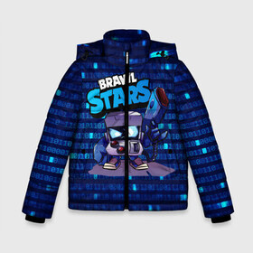 Зимняя куртка для мальчиков 3D с принтом 8 bit blue brawl stars 8 бит в городе Новоалтайск, ткань верха — 100% полиэстер; подклад — 100% полиэстер, утеплитель — 100% полиэстер | длина ниже бедра, удлиненная спинка, воротник стойка и отстегивающийся капюшон. Есть боковые карманы с листочкой на кнопках, утяжки по низу изделия и внутренний карман на молнии. 

Предусмотрены светоотражающий принт на спинке, радужный светоотражающий элемент на пуллере молнии и на резинке для утяжки | 8 bit | 8 бит | brawl | brawl stars | brawlstars | brawl_stars | jessie | бравл | бравлстарс