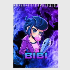 Скетчбук с принтом BRAWL STARS BIBI в городе Новоалтайск, 100% бумага
 | 48 листов, плотность листов — 100 г/м2, плотность картонной обложки — 250 г/м2. Листы скреплены сверху удобной пружинной спиралью | bibi | brawl | brawl stars | crow | leon | stars | бравл | бравл старс | браво старс | игра | компьютерная | кров | леон | огонь | онлайн | старс