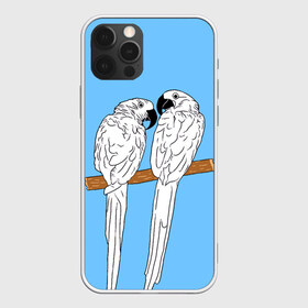 Чехол для iPhone 12 Pro Max с принтом Белые попугаи в городе Новоалтайск, Силикон |  | Тематика изображения на принте: bird | parrot | tropical | wings | азия | ара | джунгли | дикие | животные | клюв | крылья | латинская | летние | лето | небесный | острова | отдых | пальмы | перья | попугаи | попугай | птица | птичка | райские | тропики