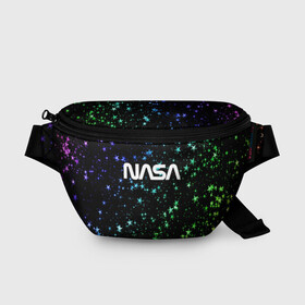 Поясная сумка 3D с принтом NASA l НАСА(S) в городе Новоалтайск, 100% полиэстер | плотная ткань, ремень с регулируемой длиной, внутри несколько карманов для мелочей, основное отделение и карман с обратной стороны сумки застегиваются на молнию | cosmonavt | galaxy | nasa | nebula | space | star | абстракция | астронавт | вселенная | галактика | звезда | звезды | космический | космонавт | наса | планеты | скафандр