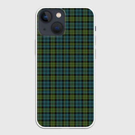 Чехол для iPhone 13 mini с принтом Шотландка в городе Новоалтайск,  |  | Тематика изображения на принте: гай | джентельмены | зеленый | квадрат | клетка | клеточка | клетчатая | костюм | полосы | ричи | рубашка | спортивный