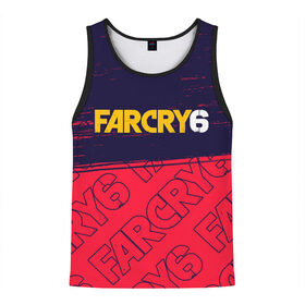 Мужская майка 3D с принтом FAR CRY 6 ФАР КРАЙ 6 в городе Новоалтайск, 100% полиэстер | круглая горловина, приталенный силуэт, длина до линии бедра. Пройма и горловина окантованы тонкой бейкой | Тематика изображения на принте: cry | dawn | far | far cry 6 | farcry | farcry 6 | farcry6 | game | games | logo | new | primal | six | антон | дэни | игра | игры | кастильо | край | лого | логотип | рохас | символ | символы | фар | фар край 6 | фаркрай | фаркрай 6 | фаркрай6