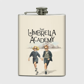 Фляга с принтом The umbrella academy в городе Новоалтайск, металлический корпус | емкость 0,22 л, размер 125 х 94 мм. Виниловая наклейка запечатывается полностью | Тематика изображения на принте: dark horse comics | netflix | the umbrella academy | umbrella | академия амбрелла | белая скрипка | бен харгривз | комикс | комильфо | космобой | кракен | реджинальд харгривз | сеанс | слух