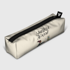 Пенал 3D с принтом The umbrella academy в городе Новоалтайск, 100% полиэстер | плотная ткань, застежка на молнии | Тематика изображения на принте: dark horse comics | netflix | the umbrella academy | umbrella | академия амбрелла | белая скрипка | бен харгривз | комикс | комильфо | космобой | кракен | реджинальд харгривз | сеанс | слух