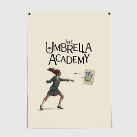 Постер с принтом The umbrella academy в городе Новоалтайск, 100% бумага
 | бумага, плотность 150 мг. Матовая, но за счет высокого коэффициента гладкости имеет небольшой блеск и дает на свету блики, но в отличии от глянцевой бумаги не покрыта лаком | Тематика изображения на принте: dark horse comics | netflix | the umbrella academy | umbrella | академия амбрелла | белая скрипка | бен харгривз | комикс | комильфо | космобой | кракен | реджинальд харгривз | сеанс | слух