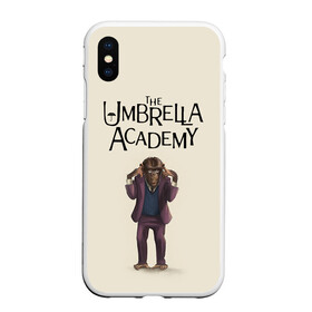 Чехол для iPhone XS Max матовый с принтом The umbrella academy в городе Новоалтайск, Силикон | Область печати: задняя сторона чехла, без боковых панелей | Тематика изображения на принте: dark horse comics | netflix | the umbrella academy | umbrella | академия амбрелла | белая скрипка | бен харгривз | комикс | комильфо | космобой | кракен | реджинальд харгривз | сеанс | слух