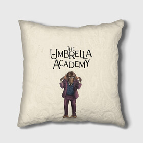 Подушка 3D с принтом The umbrella academy в городе Новоалтайск, наволочка – 100% полиэстер, наполнитель – холлофайбер (легкий наполнитель, не вызывает аллергию). | состоит из подушки и наволочки. Наволочка на молнии, легко снимается для стирки | Тематика изображения на принте: dark horse comics | netflix | the umbrella academy | umbrella | академия амбрелла | белая скрипка | бен харгривз | комикс | комильфо | космобой | кракен | реджинальд харгривз | сеанс | слух