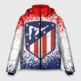 Мужская зимняя куртка 3D с принтом ATLETICO MADRID в городе Новоалтайск, верх — 100% полиэстер; подкладка — 100% полиэстер; утеплитель — 100% полиэстер | длина ниже бедра, свободный силуэт Оверсайз. Есть воротник-стойка, отстегивающийся капюшон и ветрозащитная планка. 

Боковые карманы с листочкой на кнопках и внутренний карман на молнии. | atletico madrid | fc | football | football club | sport | атлетико мадрид | испанский футбольный клуб | мадрид | спорт | уефа | униформа | фирменные цвета | фк | футбол | футбольный клуб