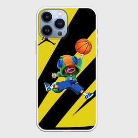 Чехол для iPhone 13 Pro Max с принтом Brawl STARS (баскетбол) в городе Новоалтайск,  |  | Тематика изображения на принте: brawl | leon | moba | stars | supercell | баскетбол | игра | коллаборация | коллаж | паттерн
