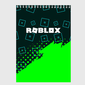 Скетчбук с принтом ROBLOX РОБЛОКС в городе Новоалтайск, 100% бумага
 | 48 листов, плотность листов — 100 г/м2, плотность картонной обложки — 250 г/м2. Листы скреплены сверху удобной пружинной спиралью | blocks | blox | game | games | logo | minecraft | mobile | online | roblocks | roblox | robux | studio | блоки | игра | игры | квадрат | квадратик | кщидщч | лого | логотип | майнкрафт | онлайн | роблокс | робукс | символ | символы | студия