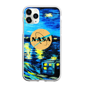 Чехол для iPhone 11 Pro Max матовый с принтом NASA ВАНГОГ NASA в городе Новоалтайск, Силикон |  | galaxy | nasa | nebula | space | star | абстракция | вангог | вселенная | галактика | звезда | звезды | космический | наса | планеты