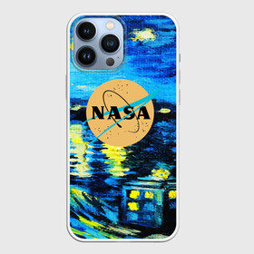 Чехол для iPhone 13 Pro Max с принтом NASA   ВАНГОГ NASA в городе Новоалтайск,  |  | Тематика изображения на принте: galaxy | nasa | nebula | space | star | абстракция | вангог | вселенная | галактика | звезда | звезды | космический | наса | планеты