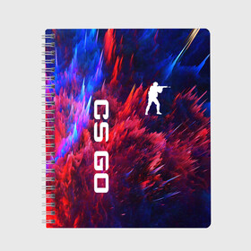 Тетрадь с принтом CSGO COUNTER STRIKE в городе Новоалтайск, 100% бумага | 48 листов, плотность листов — 60 г/м2, плотность картонной обложки — 250 г/м2. Листы скреплены сбоку удобной пружинной спиралью. Уголки страниц и обложки скругленные. Цвет линий — светло-серый
 | awp | counter strike | cs go | cs go global offensive | hyper beast | skin cs | team cs | команды cs | скины оружия | скоростной зверь | хайпер бист
