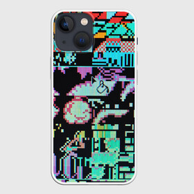 Чехол для iPhone 13 mini с принтом ГЛИТЧ   GLITCH ЗАСТАВКА в городе Новоалтайск,  |  | abstraction | geometry | optic | optical | pattern | visual | абстракция | геометрия | линии | оптический узор | психоделика | текстуры | узор