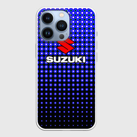 Чехол для iPhone 13 Pro с принтом Suzuki в городе Новоалтайск,  |  | Тематика изображения на принте: car | suzuki | авто | автомобиль | байк | движ | дорога | звук | игра | кар | машина | море | мото | мотоцикл | музыка | небо | неон | руль | скорость | спорт | сузуки | текстура