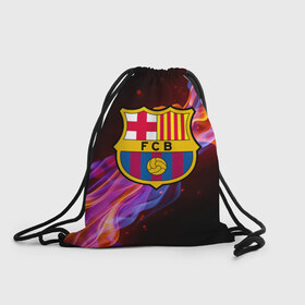 Рюкзак-мешок 3D с принтом FC BARCELONA (BARCA) в городе Новоалтайск, 100% полиэстер | плотность ткани — 200 г/м2, размер — 35 х 45 см; лямки — толстые шнурки, застежка на шнуровке, без карманов и подкладки | barca | barcelona | fc barca | барка | барселона
