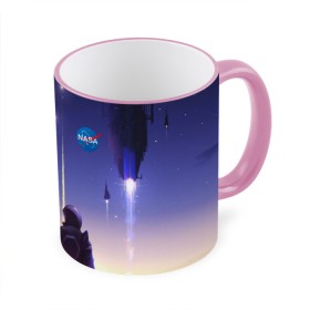 Кружка с принтом NASA в городе Новоалтайск, керамика | ёмкость 330 мл | cosmonavt | galaxy | nasa | nebula | space | star | абстракция | астронавт | вселенная | галактика | звезда | звезды | космический | космонавт | наса | планеты | скафандр