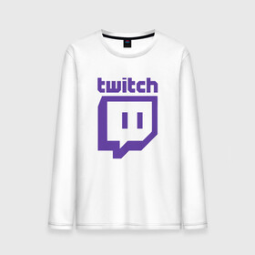 Мужской лонгслив хлопок с принтом Twitch в городе Новоалтайск, 100% хлопок |  | buster | evelone | family | streamer | twitch | бустер | бустеренко | стрим | стример | твитч | твич | эвелон