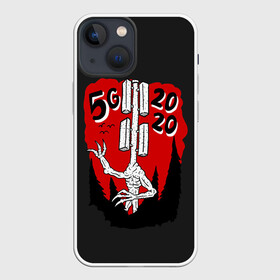 Чехол для iPhone 13 mini с принтом Сиреноголовый в городе Новоалтайск,  |  | Тематика изображения на принте: 20 | 2020 | 5g | 6789 | foundation | head | scp | siren | sirenhead | голова | интернет | объект | объекты | сирена | сиреноголовый | фонд