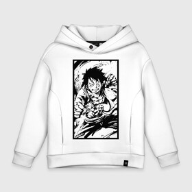 Детское худи Oversize хлопок с принтом Luffy плакат в городе Новоалтайск, френч-терри — 70% хлопок, 30% полиэстер. Мягкий теплый начес внутри —100% хлопок | боковые карманы, эластичные манжеты и нижняя кромка, капюшон на магнитной кнопке | Тематика изображения на принте: luffy | аниме | манга | монки д луффи | мугивара | пираты соломенной шляпы