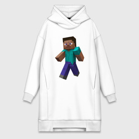 Платье-худи хлопок с принтом Minecraft в городе Новоалтайск,  |  | minecraft | копатель | кубики | майкрафт | майнкрафт | мморг | мультиплеер | пиксели | пиксельная игра | развивающая игра | рпг | строительство | стройка