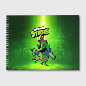 Альбом для рисования с принтом Спайк brawl stars Spike в городе Новоалтайск, 100% бумага
 | матовая бумага, плотность 200 мг. | Тематика изображения на принте: brawl | brawl stars | brawlstars | brawl_stars | jessie | spike | бравл | бравлстарс | спайк