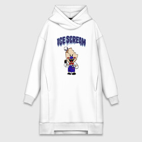 Платье-худи хлопок с принтом Ice Scream в городе Новоалтайск,  |  | horror | ice scream | neighborhood | аркадный | хоррор