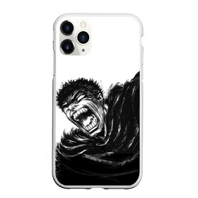 Чехол для iPhone 11 Pro матовый с принтом Ярость в городе Новоалтайск, Силикон |  | Тематика изображения на принте: berserk | берсерк | гатс | черный мечник | ярость