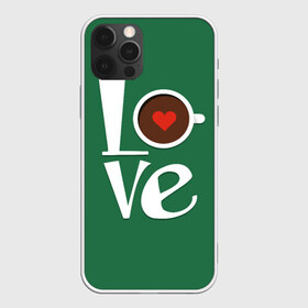 Чехол для iPhone 12 Pro Max с принтом Love Coffee в городе Новоалтайск, Силикон |  | 