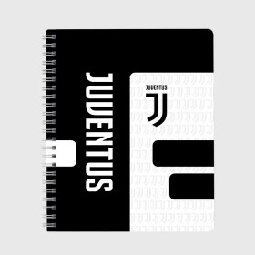 Тетрадь с принтом Juventus в городе Новоалтайск, 100% бумага | 48 листов, плотность листов — 60 г/м2, плотность картонной обложки — 250 г/м2. Листы скреплены сбоку удобной пружинной спиралью. Уголки страниц и обложки скругленные. Цвет линий — светло-серый
 | cristiano | fifa | football | juventus | ronaldo | soccer | uefa | буффон | зебры | италия | клуб | криштиану | кьеллини | матч | мяч | роналду | турин | уефа | фифа | футбол | футбольный | черно белые | ювентус