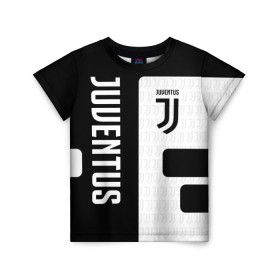 Детская футболка 3D с принтом Juventus в городе Новоалтайск, 100% гипоаллергенный полиэфир | прямой крой, круглый вырез горловины, длина до линии бедер, чуть спущенное плечо, ткань немного тянется | Тематика изображения на принте: cristiano | fifa | football | juventus | ronaldo | soccer | uefa | буффон | зебры | италия | клуб | криштиану | кьеллини | матч | мяч | роналду | турин | уефа | фифа | футбол | футбольный | черно белые | ювентус