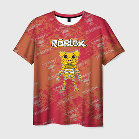 Мужская футболка 3D с принтом Свинка Пигги из Roblox в городе Новоалтайск, 100% полиэфир | прямой крой, круглый вырез горловины, длина до линии бедер | pig | piggi | roblox | svinka | игра | пигги
