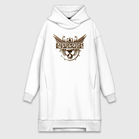 Платье-худи хлопок с принтом Killswitch Engage в городе Новоалтайск,  |  | animal | atonement | gold | killswitch engage | lion | logo | metal | rock | skull | wings | золото | крылья | лев | лого | металл | рок животное | череп