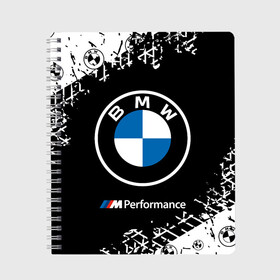 Тетрадь с принтом BMW БМВ в городе Новоалтайск, 100% бумага | 48 листов, плотность листов — 60 г/м2, плотность картонной обложки — 250 г/м2. Листы скреплены сбоку удобной пружинной спиралью. Уголки страниц и обложки скругленные. Цвет линий — светло-серый
 | 2020 | auto | b m w | bmv | bmw | car | logo | moto | performance | power | series | sport | авто | б м в | бмв | игра | игры | иьц | лого | логотип | марка | машина | мото | мотоцикл | павер | перфоманс | серии | серия | символ | спорт