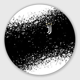Коврик для мышки круглый с принтом JUVENTUS. в городе Новоалтайск, резина и полиэстер | круглая форма, изображение наносится на всю лицевую часть | fc | football | football club | juventus | sport | итальянский профессиональный футбольный клуб | клуб италии | спорт | уефа | униформа | фирменные цвета | фк | футбол | футбольный клуб | ювентус