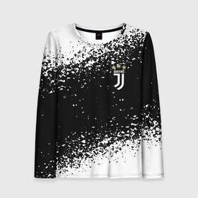 Женский лонгслив 3D с принтом JUVENTUS. в городе Новоалтайск, 100% полиэстер | длинные рукава, круглый вырез горловины, полуприлегающий силуэт | fc | football | football club | juventus | sport | итальянский профессиональный футбольный клуб | клуб италии | спорт | уефа | униформа | фирменные цвета | фк | футбол | футбольный клуб | ювентус
