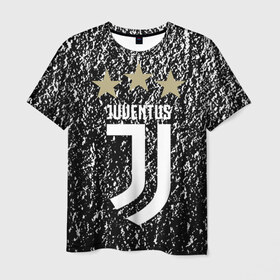 Мужская футболка 3D с принтом JUVENTUS. в городе Новоалтайск, 100% полиэфир | прямой крой, круглый вырез горловины, длина до линии бедер | fc | football | football club | juventus | sport | итальянский профессиональный футбольный клуб | клуб италии | спорт | уефа | униформа | фирменные цвета | фк | футбол | футбольный клуб | ювентус