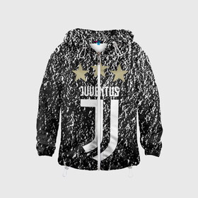 Детская ветровка 3D с принтом JUVENTUS. в городе Новоалтайск, 100% полиэстер | подол и капюшон оформлены резинкой с фиксаторами, по бокам два кармана без застежек, один потайной карман на груди | fc | football | football club | juventus | sport | итальянский профессиональный футбольный клуб | клуб италии | спорт | уефа | униформа | фирменные цвета | фк | футбол | футбольный клуб | ювентус