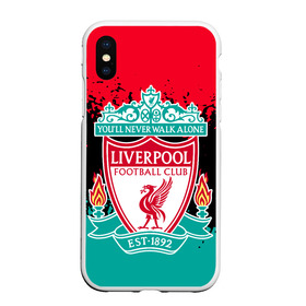 Чехол для iPhone XS Max матовый с принтом LIVERPOOL. в городе Новоалтайск, Силикон | Область печати: задняя сторона чехла, без боковых панелей | fc | football | football club | liverpool fc | sport | британский футбольный клуб | ливерпуль фк | мерсисайд | спорт | уефа | униформа | фирменные цвета | фк | футбол | футбольный клуб