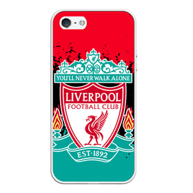 Чехол для iPhone 5/5S матовый с принтом LIVERPOOL. в городе Новоалтайск, Силикон | Область печати: задняя сторона чехла, без боковых панелей | fc | football | football club | liverpool fc | sport | британский футбольный клуб | ливерпуль фк | мерсисайд | спорт | уефа | униформа | фирменные цвета | фк | футбол | футбольный клуб