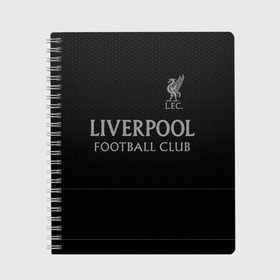 Тетрадь с принтом LIVERPOOL. в городе Новоалтайск, 100% бумага | 48 листов, плотность листов — 60 г/м2, плотность картонной обложки — 250 г/м2. Листы скреплены сбоку удобной пружинной спиралью. Уголки страниц и обложки скругленные. Цвет линий — светло-серый
 | fc | football | football club | liverpool fc | sport | британский футбольный клуб | ливерпуль фк | мерсисайд | спорт | уефа | униформа | фирменные цвета | фк | футбол | футбольный клуб
