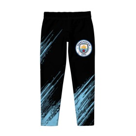 Детские леггинсы 3D с принтом MANCHESTER CITY. в городе Новоалтайск, полиэстер 85%, спандекс 15% | эластичный пояс, зауженный крой | fc | football | football club | manchester city fc | sport | английский футбольный клуб | манчестер | манчестер сити | спорт | спортивный клуб | уефа | униформа | фирменные цвета | фк | футбол | футбольный клуб