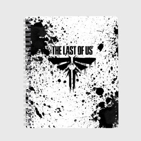 Тетрадь с принтом THE LAST OF US в городе Новоалтайск, 100% бумага | 48 листов, плотность листов — 60 г/м2, плотность картонной обложки — 250 г/м2. Листы скреплены сбоку удобной пружинной спиралью. Уголки страниц и обложки скругленные. Цвет линий — светло-серый
 | game | horror | survival horror | the last | the last of us | the last of us remastered | игра | компьютерная игра | ласт | ласт оф | ласт оф ас | экшн